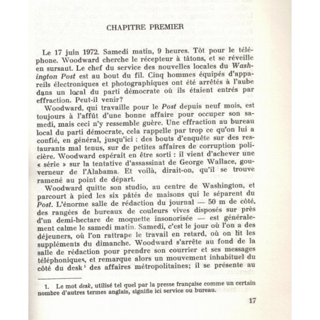 Watergate, les fous du Président, Carl Bernstein, Bob Woodward,  1974 - politique américaine, Nixon, Etats-Unis,