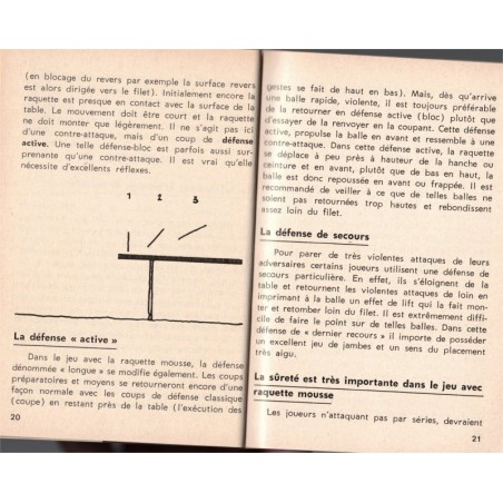 Le tennis de table moderne, Tibor Harangozo, 1965 - Tibhar, sports,
