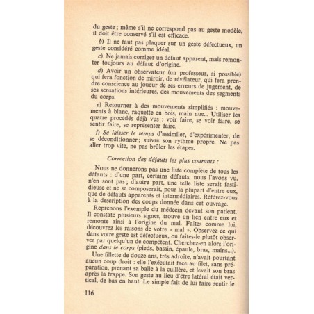 Le tennis naturel, Odile de Roubin, Catherine Gerbaud, 1978 - tennis, sports,