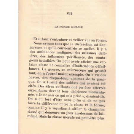 De la morale du sport à une morale sportive, Etre chic, Emile Moussat, 1937 - sports, philosophie du sport,
