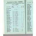 Ski dans les Vosges 1969, Fédérations Française de Ski - ski, Vosges, guide touristique, sports d'hiver,