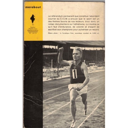 Deux secondes à prendre, Michel Duino,1963 - course à pied, athlétisme, sports, Marabout,