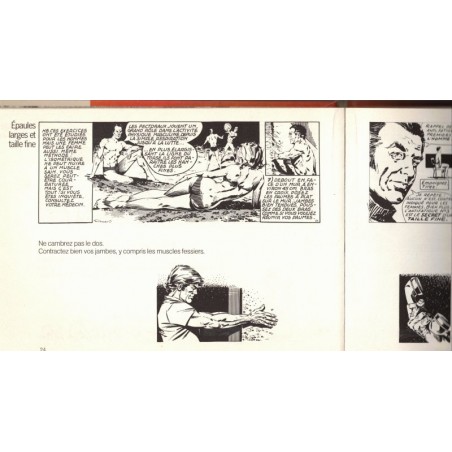 La gymnastique isométrique en bandes dessinées, Vic Obeck, dessins Romero, 1975 -  culture physique, bien-être, sports, BD,