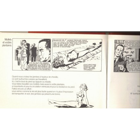La gymnastique isométrique en bandes dessinées, Vic Obeck, dessins Romero, 1975 -  culture physique, bien-être, sports, BD,