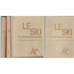 Le ski et les sports d'hiver, Serge Lang, encyclopédie des sports 1960 -  Jeux Olympiques, ski, patinage, hockey sur glace,