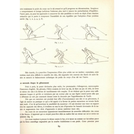 Le ski et les sports d'hiver, Serge Lang, encyclopédie des sports 1960 -  Jeux Olympiques, ski, patinage, hockey sur glace,