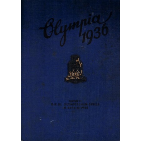1936 Jeux Olympiques Berlin - Olympia 36 Die Olympischen Spiele in Berlin, T2 - propagande nazisme, sport, vignettes,