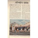 1936 Jeux Olympiques Berlin - Olympia 36 Die Olympischen Spiele in Berlin T1 - propagande nazisme, sport, vignettes,