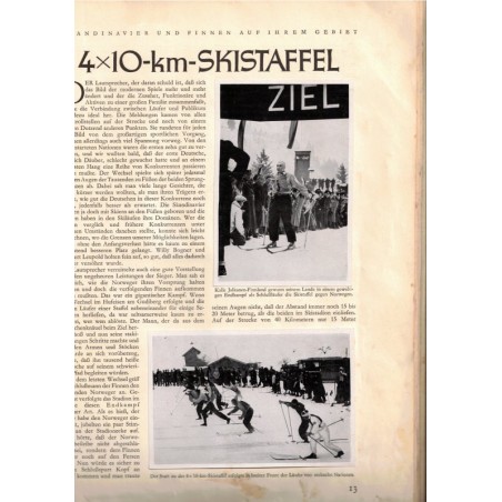 1936 Jeux Olympiques Berlin - Olympia 36 Die Olympischen Spiele in Berlin T1 - propagande nazisme, sport, vignettes,