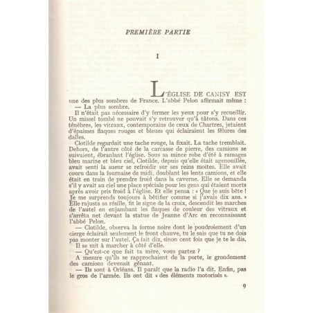 Prénom Clotilde, Cecil Saint-Laurent, 1957 - roman d'amour, Occupation, guerre 1939/45