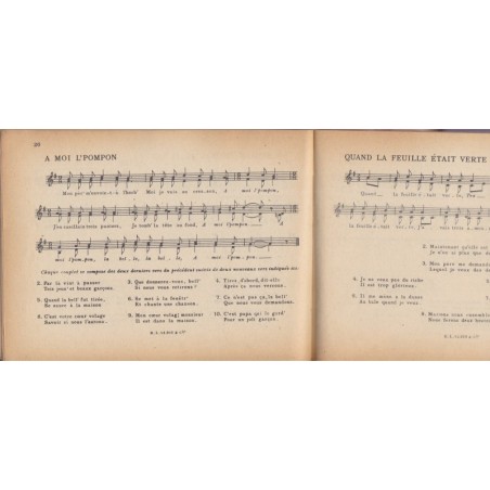 Ensemble, William Lemit - 1946 - chansons populaires, scouts, partitions