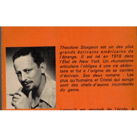Cristal qui songe, Theodore Sturgeon, 1970 - étrange, fantastique, écrivain américain,