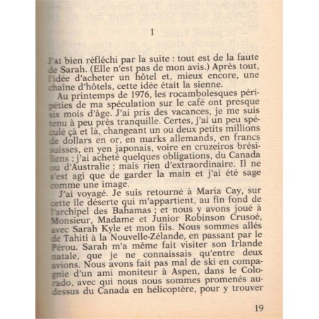 Fortune, Paul-Loup Sulitzer, 1987 - casino, Atlantic City, Las Vegas,