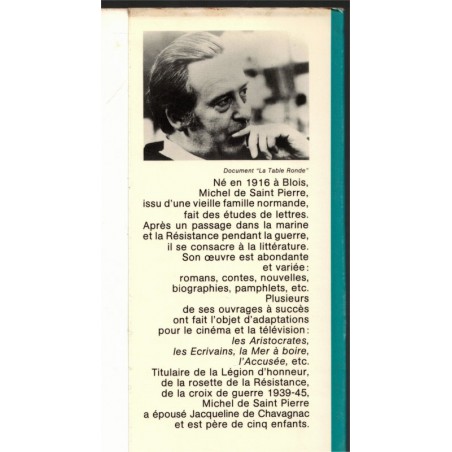 Je reviendrai sur les ailes d'un aigle, Michel de Saint Pierre, 1976 - peuple Juif, Israël, guerre 1939/45, roman,