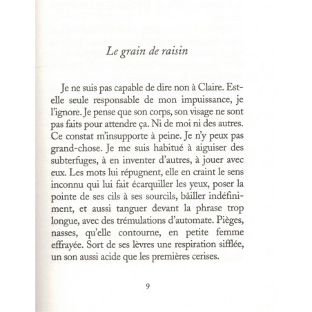 Portraits de Claire en bleu marine, Philippe Séguy, 2002 - roman d'amour,