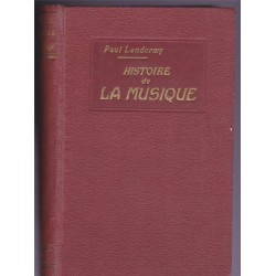 Histoire de la musique,...