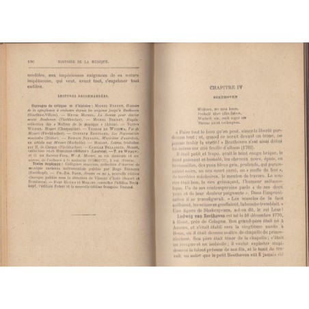 Histoire de la musique, Paul Landormy, 1920 - musiciens