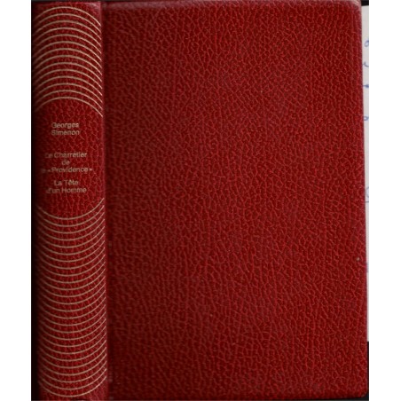 Le Charretier de la Providence, La Tête d'un Homme, Georges Simenon, 1970 - Commissaire Maigret, éclusiers, rouge Rencontre,