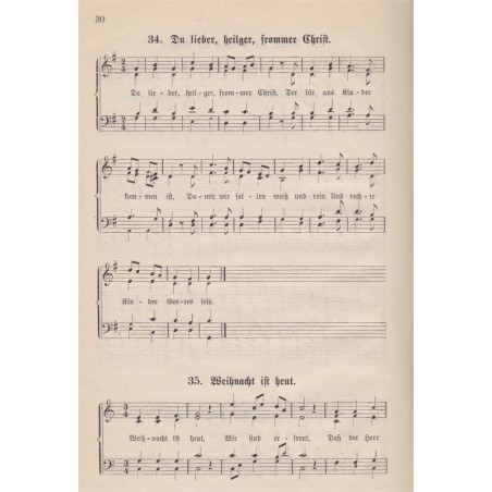 Die Weihnachtsfeier der Kinder, Tiesmeyer Bauleck,1893 - Chants de Noël, Allemagne, partitions