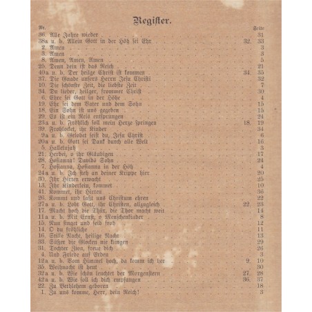 Die Weihnachtsfeier der Kinder, Tiesmeyer Bauleck,1893 - Chants de Noël, Allemagne, partitions