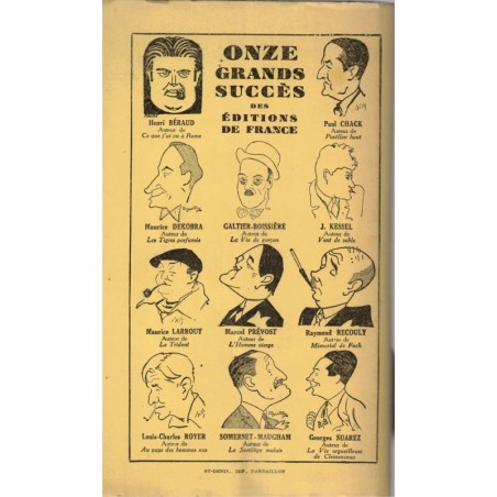 Voici ton maître, Marcel Prévost, 1930 - roman d'amour,