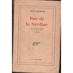 Rue de la Sardine, John Steinbeck, 1947 - Américains pauvres, Monterey Californie, littérature américaine,