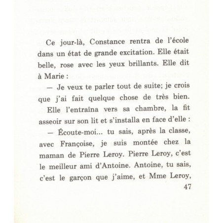 Les rendez-vous de la colline, Anne Philipe, 1968 - relations mère fille, Club de la Femme,