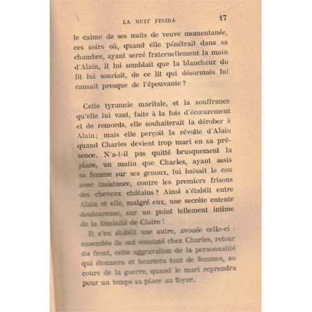 La nuit finira, Tome 2, Marcel Prévost, 1924 -