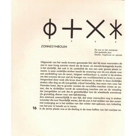 ésotérisme Runes scandinaves art populaire néerlandais - Zinnebeelden in Nederland, Van Heemskerck 1942 - symbolisme, Pays-Bas