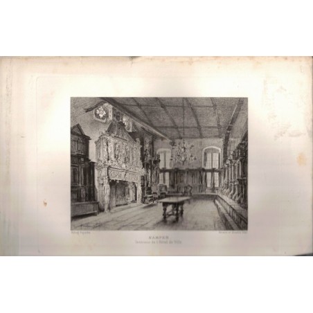 La Hollande à vol d'oiseau, Henry Havard, avec 25 eaux-fortes de Maxime Lalanne, 1882 - Pays-Bas, Hollande, gravures, tourisme,