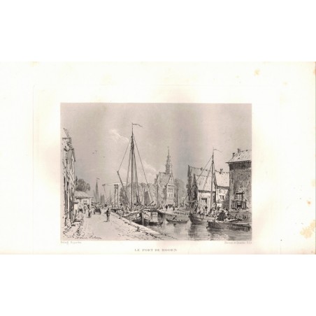La Hollande à vol d'oiseau, Henry Havard, avec 25 eaux-fortes de Maxime Lalanne, 1882 - Pays-Bas, Hollande, gravures, tourisme,