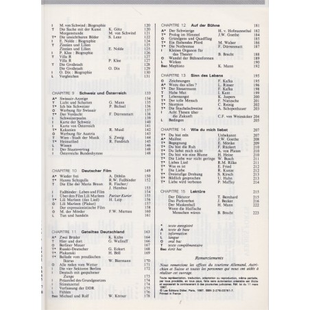 Brücken, Allemand terminales, Zehnacker, Cauquil, Krieg, 1986 - manuel d'allemand