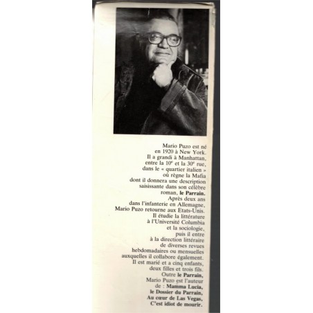 Le Sicilien, Mario Puzo, 1987 - Sicile, mafia, mafia sicilienne, aventurier,