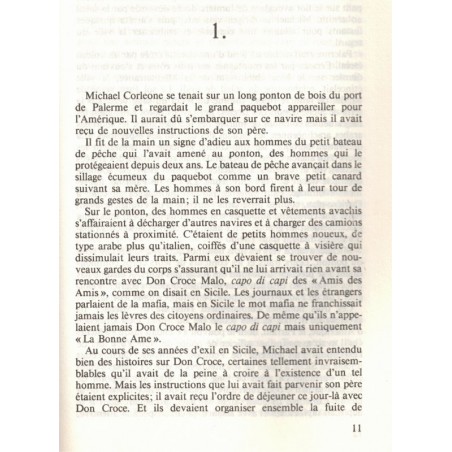 Le Sicilien, Mario Puzo, 1987 - Sicile, mafia, mafia sicilienne, aventurier,