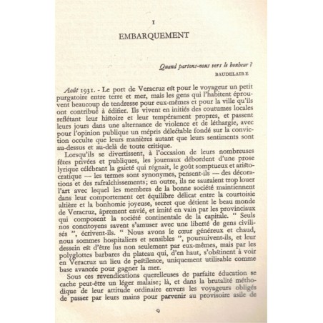 La nef des fous, Katherine Anne Porter, 1963 - montée du nazime, traversée Atlantique, parabole,