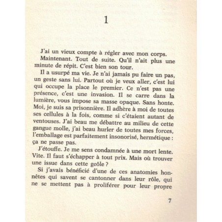 La dame aux calories, Christiane Peyre, 1971 - obésité, mal être dans son corps, régimes,