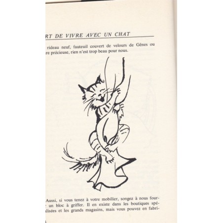 L'art de vivre avec un chat, Philippe de Wailly, 1969 - guide du chat, animaux domestiques, vétérinaire