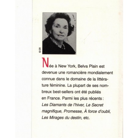 Comme un feu secret, Belva Plain, 2011 - jalousie, chantage,