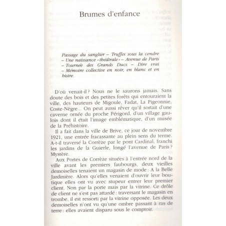 Un monde à sauver, Michel Peyramaure, 1996 - Salan, Aveyron, enfance, biographie,