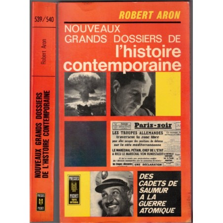 Nouveaux grands dossiers de l'histoire contemporaine, Robert Aron, 1967 - histoire XXe siècle,