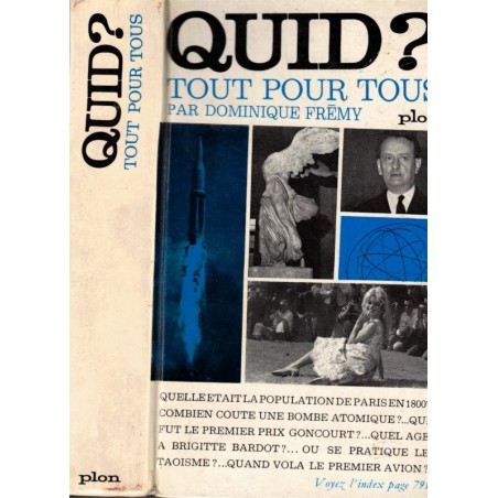 Quid 1964, tout pour tous, Dominique Frémy - histoire XXe siècle, encyclopédie,