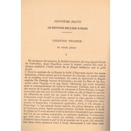 1815 la première Restauration, le retour de l'île d'Elbe, les Cent Jours, Henry Houssaye, 1939 - Napoléon, Empire,