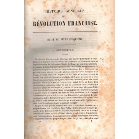 Histoire générale de la Révolution française, l'Empire, la Restauration, la Monarchie de 1830, T2, Vivien 1843, gravures 19e s.