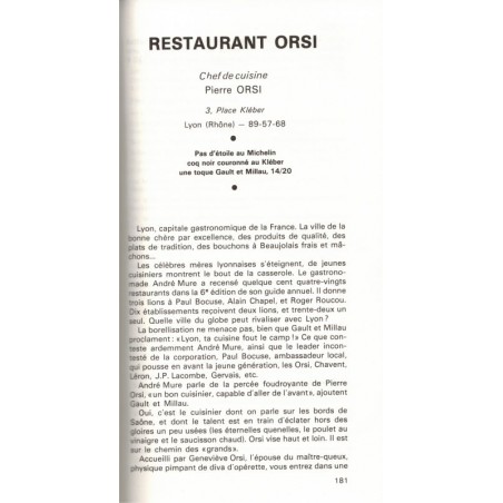 Guide des 50 meilleurs restaurants de France 1977, Nicolas de Rabaudy - guide, restaurants, vins,
