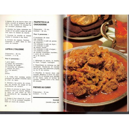 La cuisine aux épices, Myrette Tiano, 1979 - recettes cuisine, botanique, cuisine étrangère,