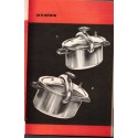 Super-cocotte SEB, Françoise Bernard, 1957 - recettes de cuisine, autocuiseur, ustensiles de cuisine 1960, publicité,