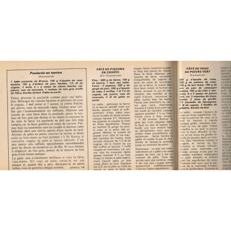 Femmes d'Aujourd'hui, Spécial gourmets,  - recettes, cuisine traditionnelle, magazines féminins,