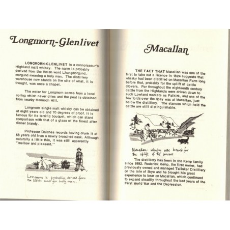 Scotland's malt whiskies, John Wilson, 1978 - Ecosse, whisky, alcools, vins, distillers,