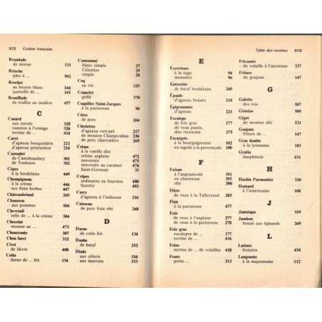 Cuisine française, Académie des gastronomes, 1974 - recettes, cuisine traditionnelle,