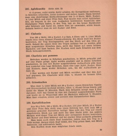 Was koche ich morgen ? Westermann, 1930 - cuisine allemande, cuisine traditionnelle, recettes, cuisine étrangère,